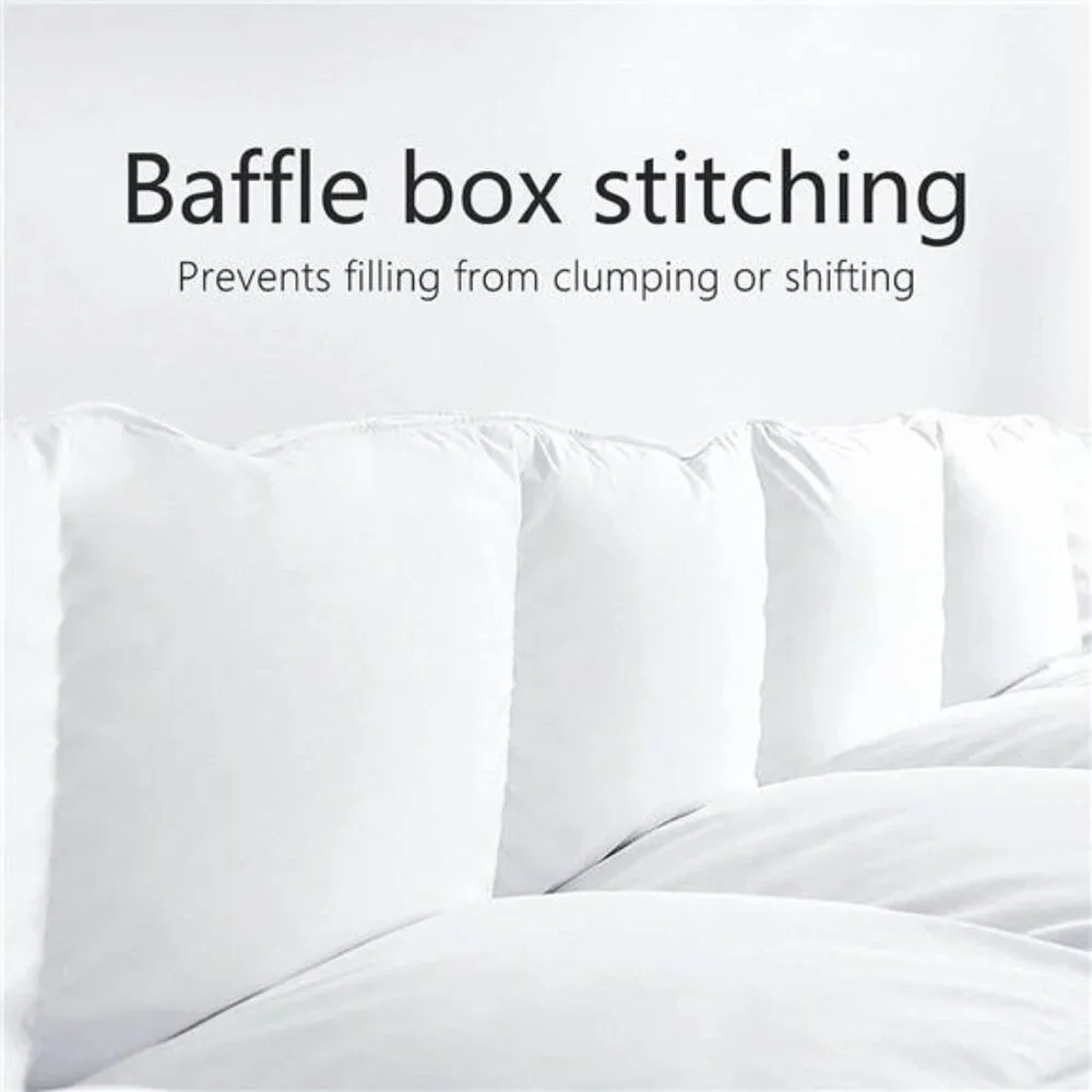 Premium 2100 Series Queen Comforter All Season Breathable White